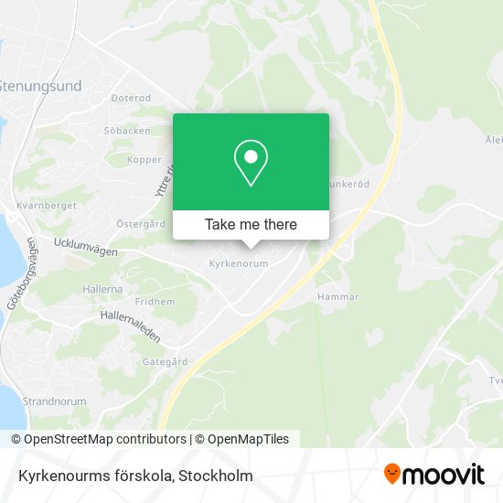 Kyrkenourms förskola map