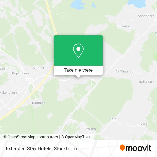 Extended Stay Hotels map