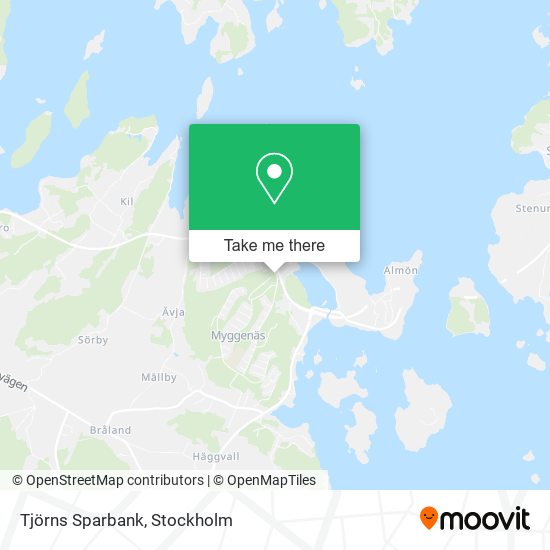 Tjörns Sparbank map