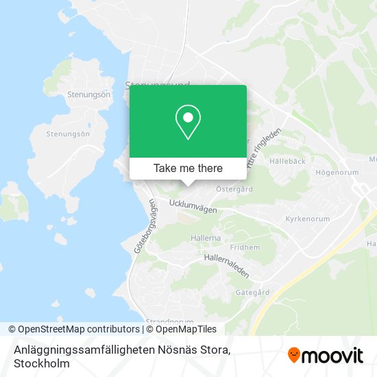 Anläggningssamfälligheten Nösnäs Stora map