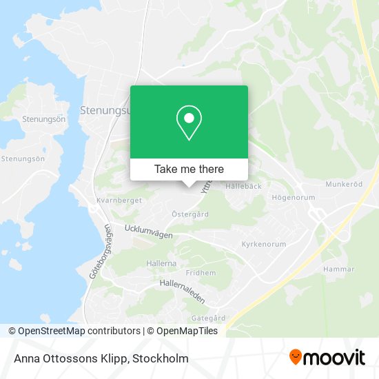 Anna Ottossons Klipp map