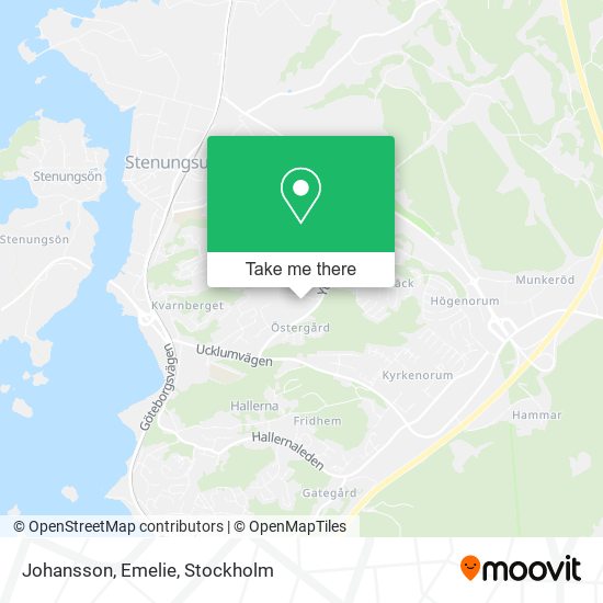 Johansson, Emelie map