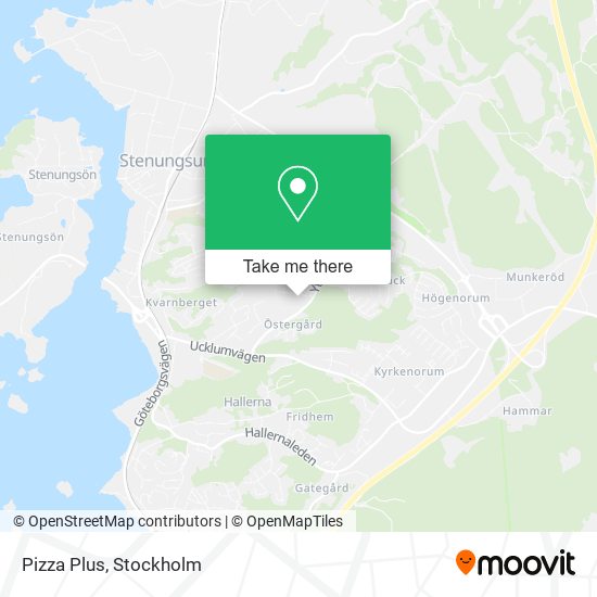 Pizza Plus map