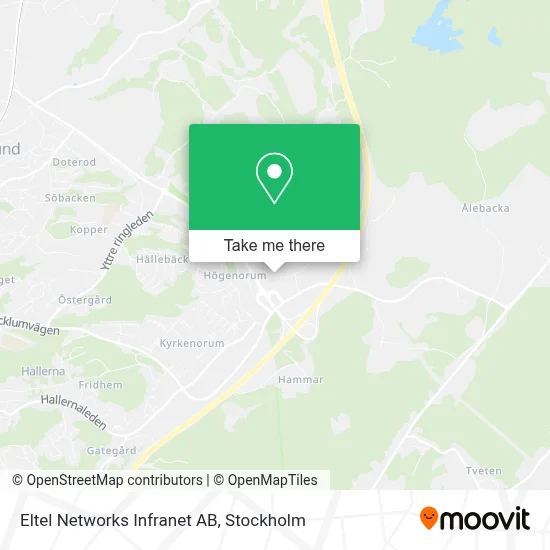 Eltel Networks Infranet AB map