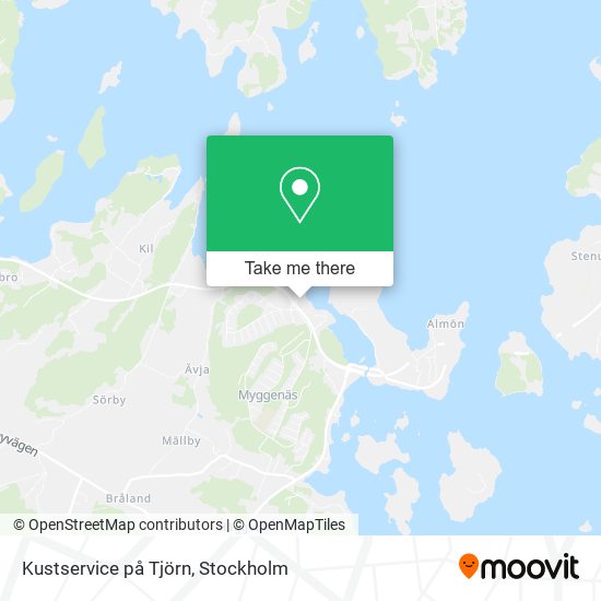 Kustservice på Tjörn map