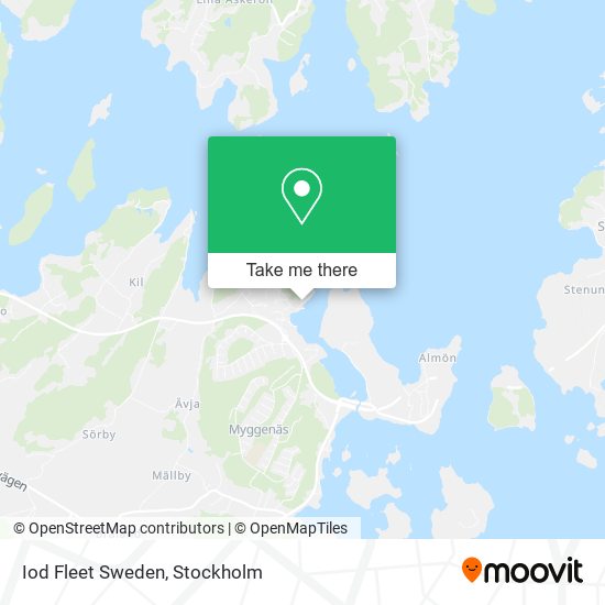 Iod Fleet Sweden map