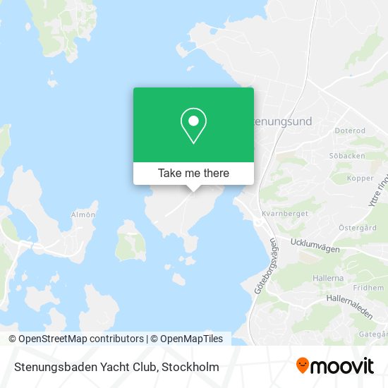 Stenungsbaden Yacht Club map