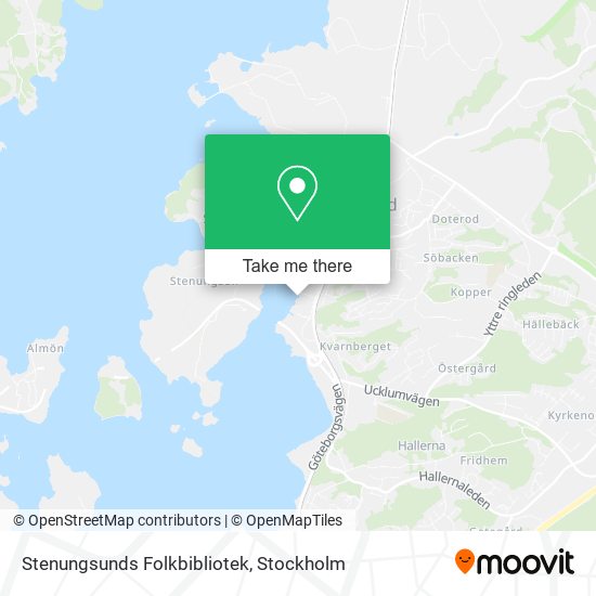 Stenungsunds Folkbibliotek map