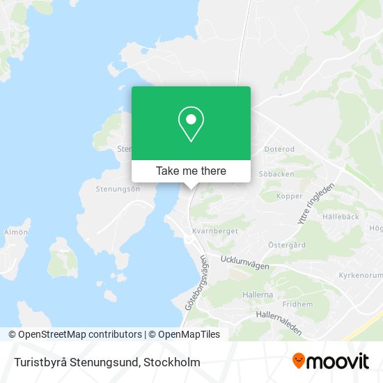 Turistbyrå Stenungsund map
