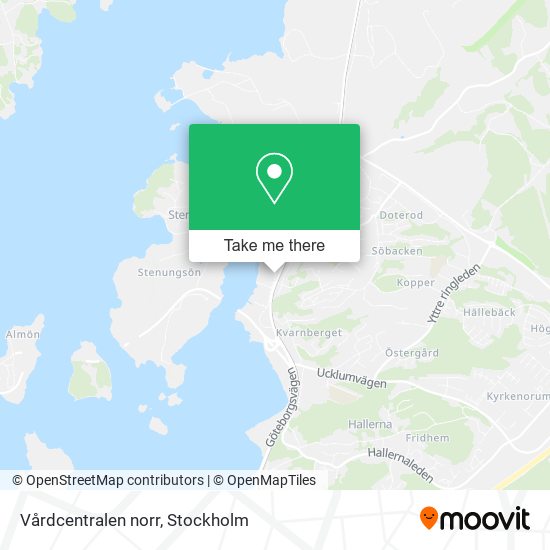 Vårdcentralen norr map