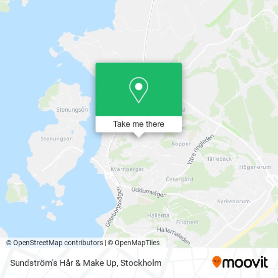 Sundström's Hår & Make Up map