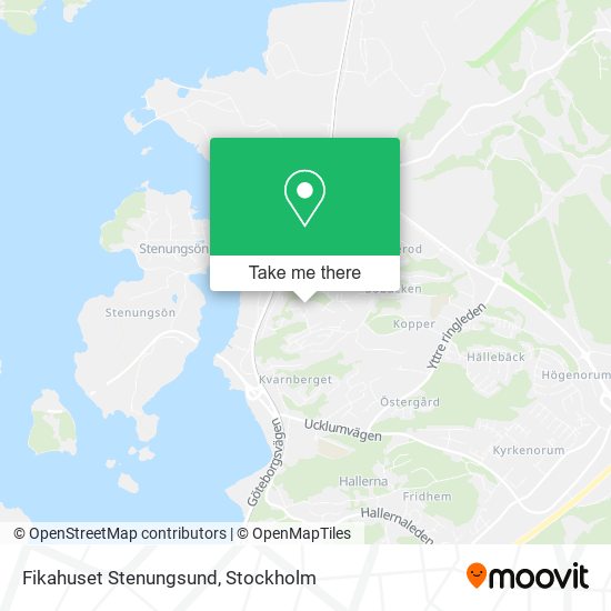 Fikahuset Stenungsund map