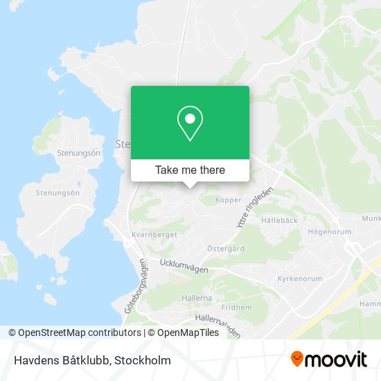 Havdens Båtklubb map