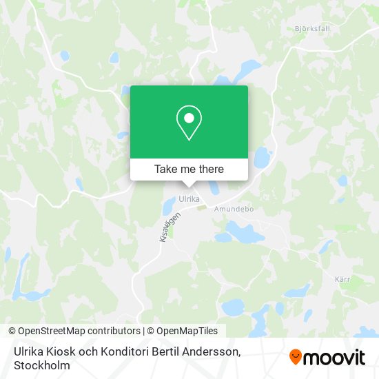 Ulrika Kiosk och Konditori Bertil Andersson map