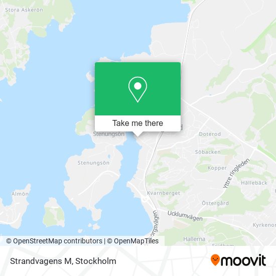 Strandvagens M map