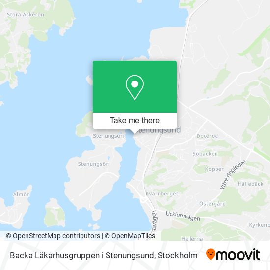 Backa Läkarhusgruppen i Stenungsund map