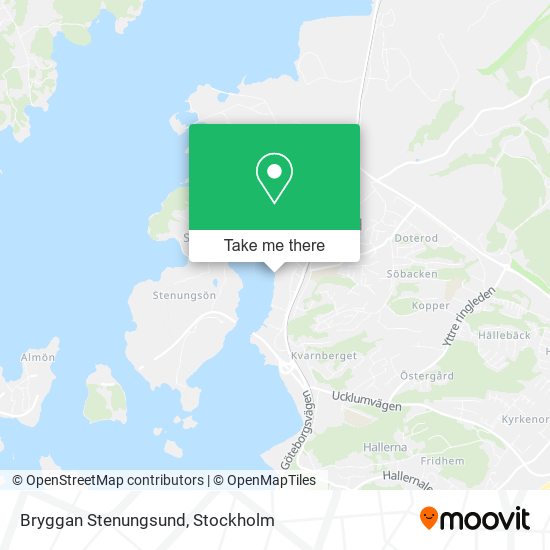 Bryggan Stenungsund map