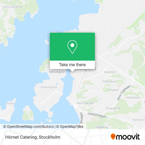 Hörnet Catering map