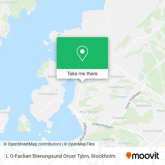 L O-Facken Stenungsund Orust Tjörn map