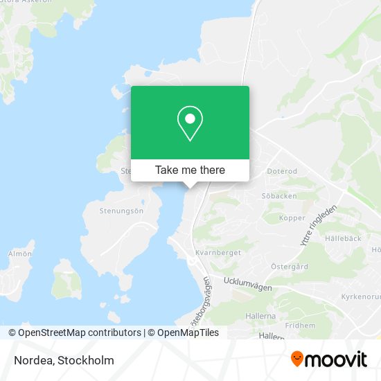 Nordea map