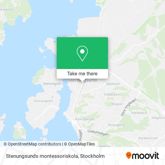 Stenungsunds montessoriskola map