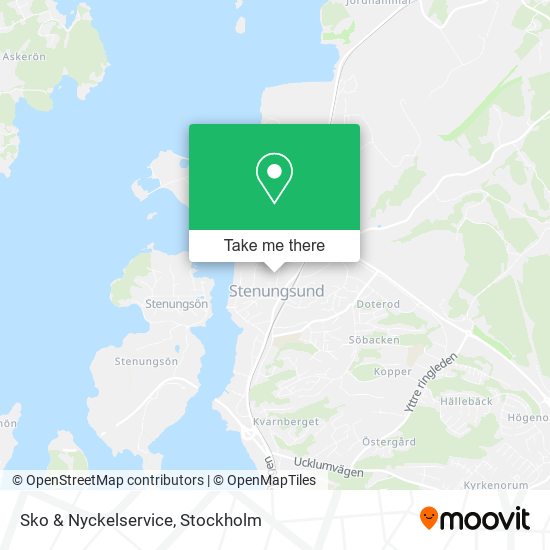 Sko & Nyckelservice map