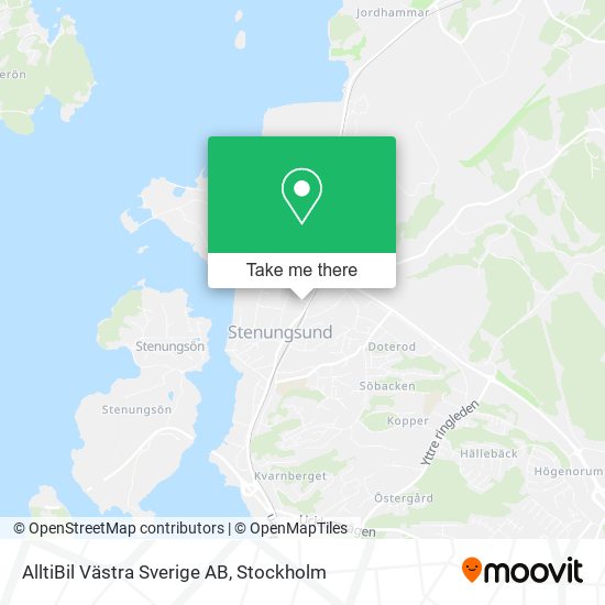 AlltiBil Västra Sverige AB map