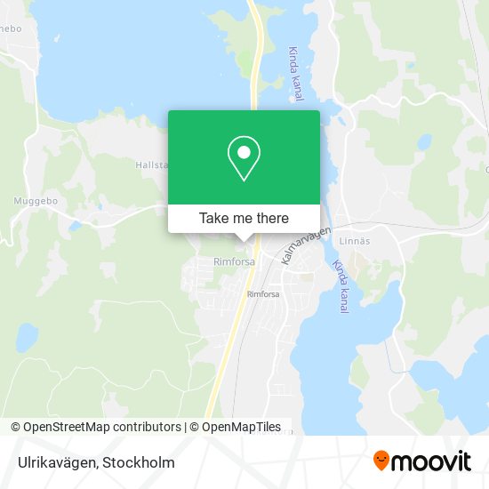 Ulrikavägen map