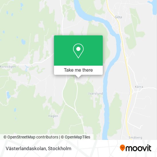 Västerlandaskolan map