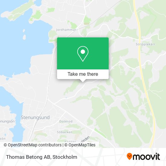 Thomas Betong AB map