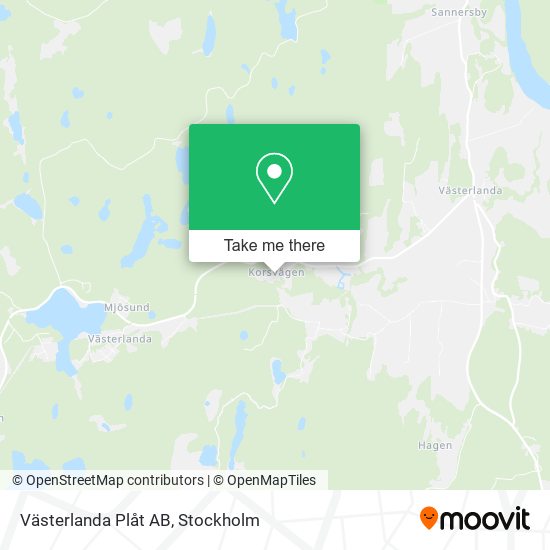Västerlanda Plåt AB map