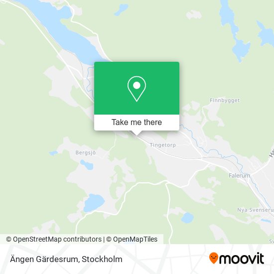 Ängen Gärdesrum map