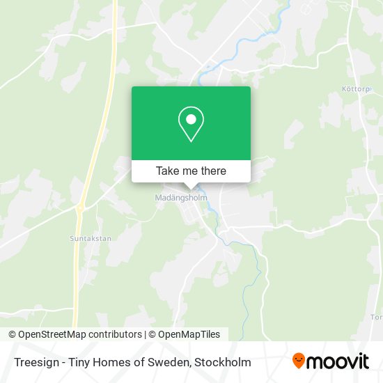 Treesign - Tiny Homes of Sweden map