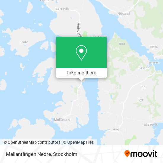 Mellantången Nedre map