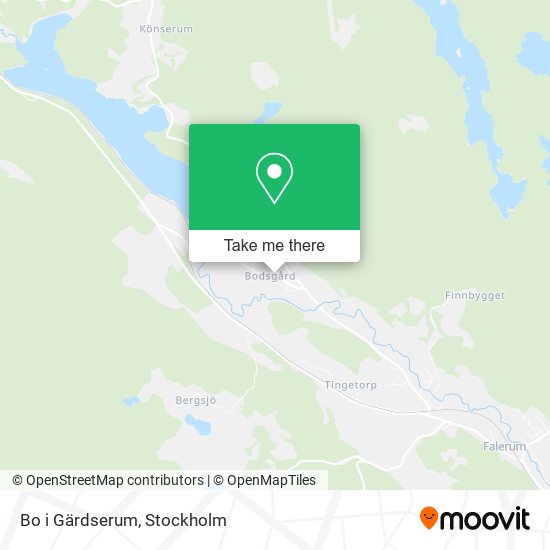 Bo i Gärdserum map