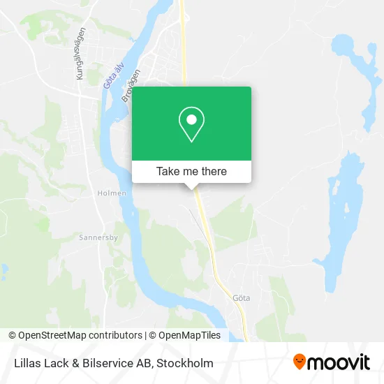 Lillas Lack & Bilservice AB map