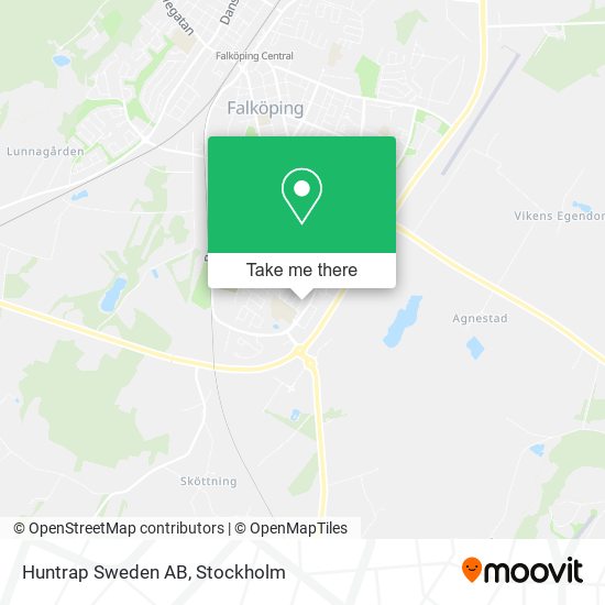 Huntrap Sweden AB map