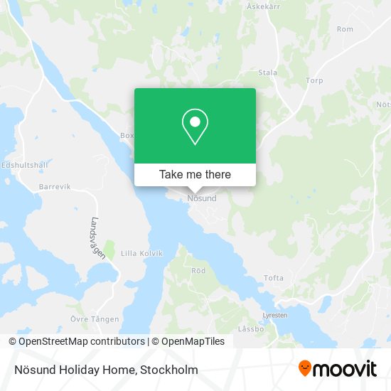 Nösund Holiday Home map