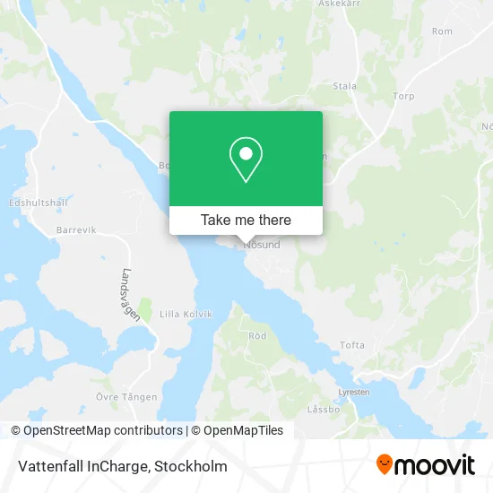 Vattenfall InCharge map