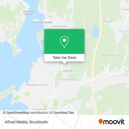 Alfred Media map