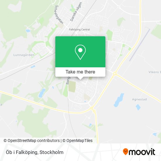 Öb i Falköping map