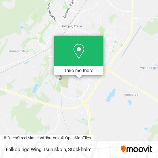 Falköpings Wing Tsun skola map