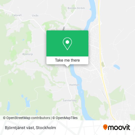 Björntjänst väst map