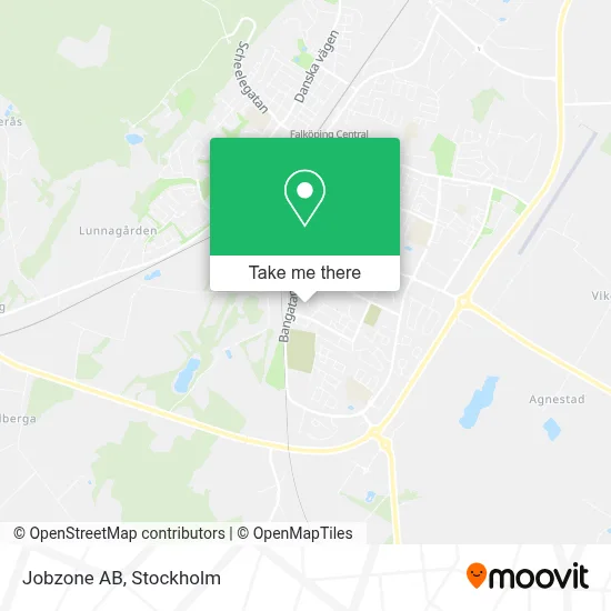 Jobzone AB map