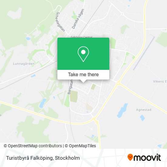 Turistbyrå Falköping map