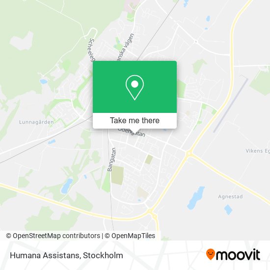 Humana Assistans map