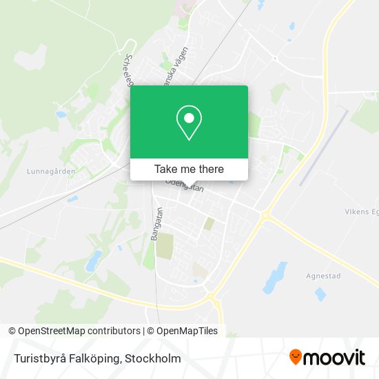 Turistbyrå Falköping map