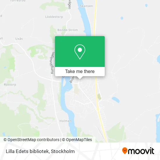 Lilla Edets bibliotek map