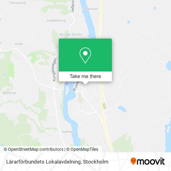 Lärarförbundets Lokalavdelning map