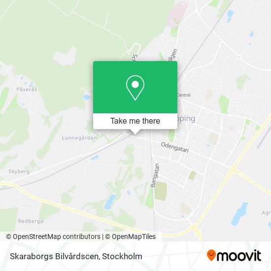 Skaraborgs Bilvårdscen map